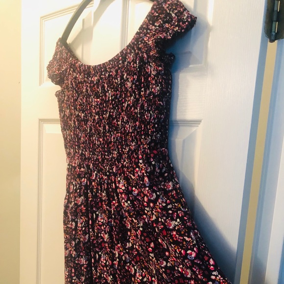 Off the shoulder Floral dress with pockets - Picture 2 of 2